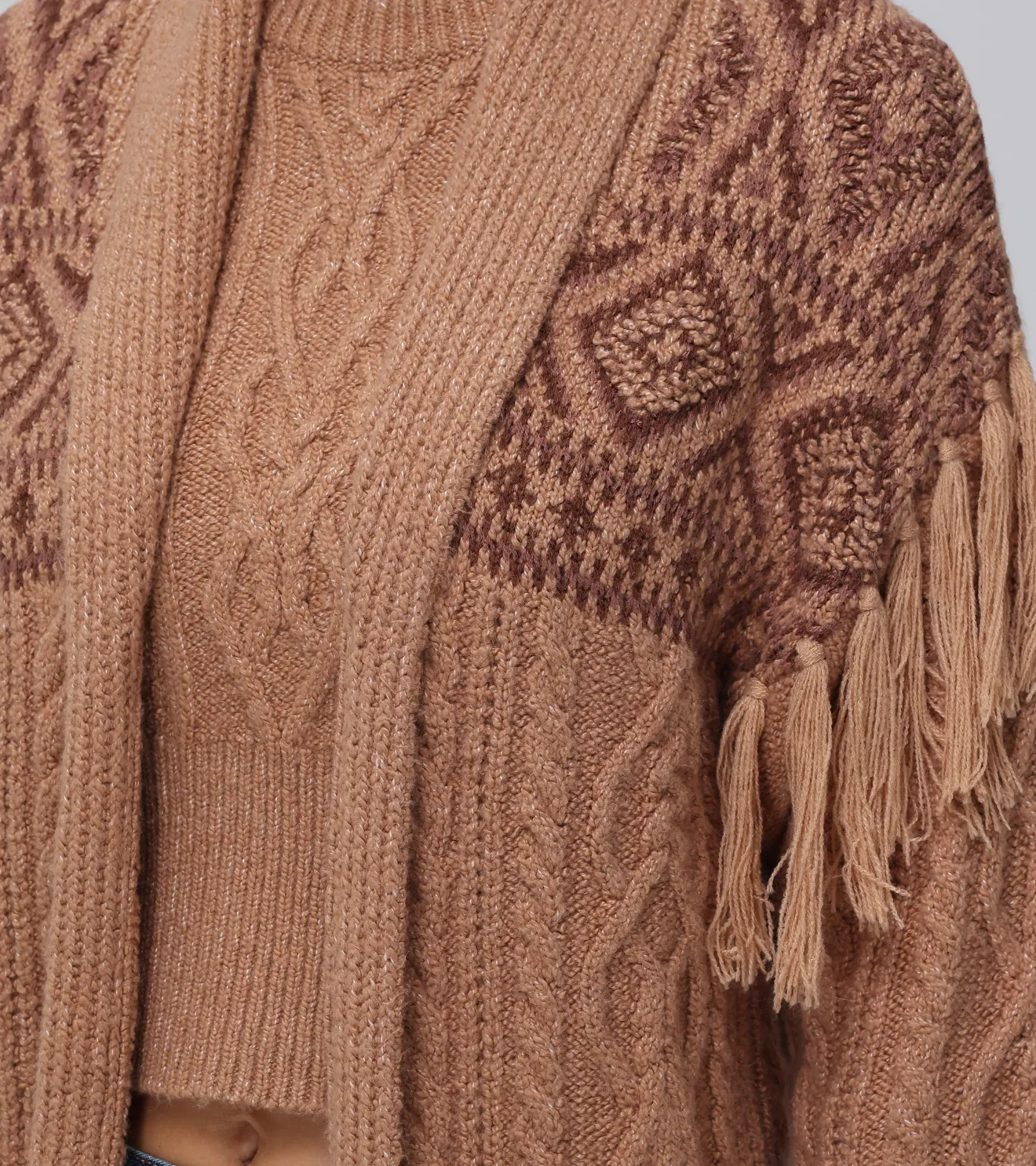 Southwestern Cable Cardigan^Frye Hot