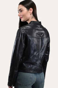 Tobacco Cafe Racer Jacket^Frye Online