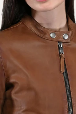 Tobacco Cafe Racer Jacket^Frye Online