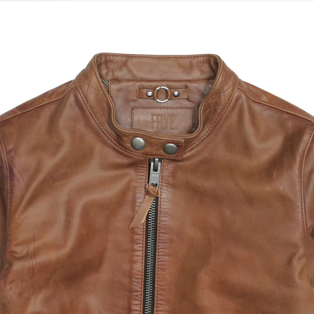 Tobacco Cafe Racer Jacket^Frye Online