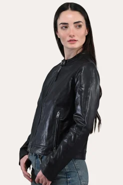 Tobacco Cafe Racer Jacket^Frye Online