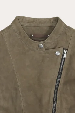 Versatile Biker-racer Leather Jacket^Frye Best